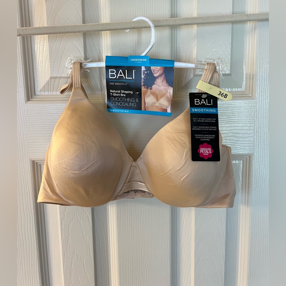 Bali One Smooth U Bra, tan/nude/taupe, 36B